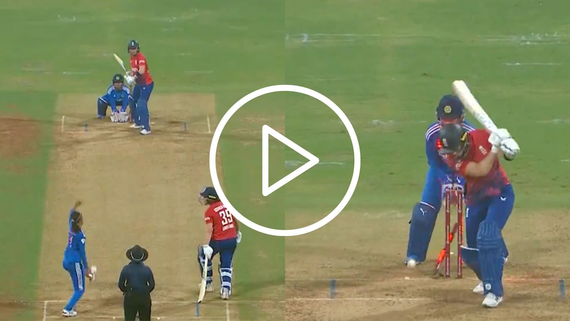 [Watch] Shreyanka Patil ‘Rattles’ RCB Teammate Heather Knight With A Beauty